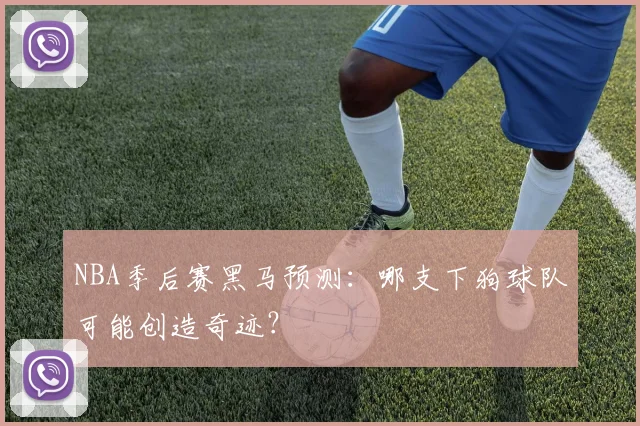 NBA季后赛黑马预测:哪支下狗球队可能创造奇迹?